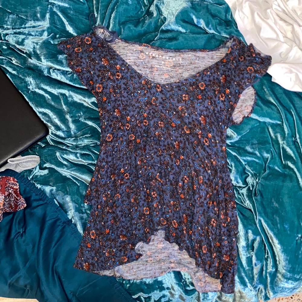 floral blouse